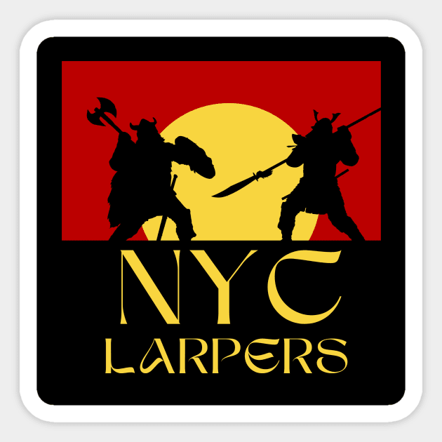 NYC Larpers Sticker by Giant Size Team Up Network